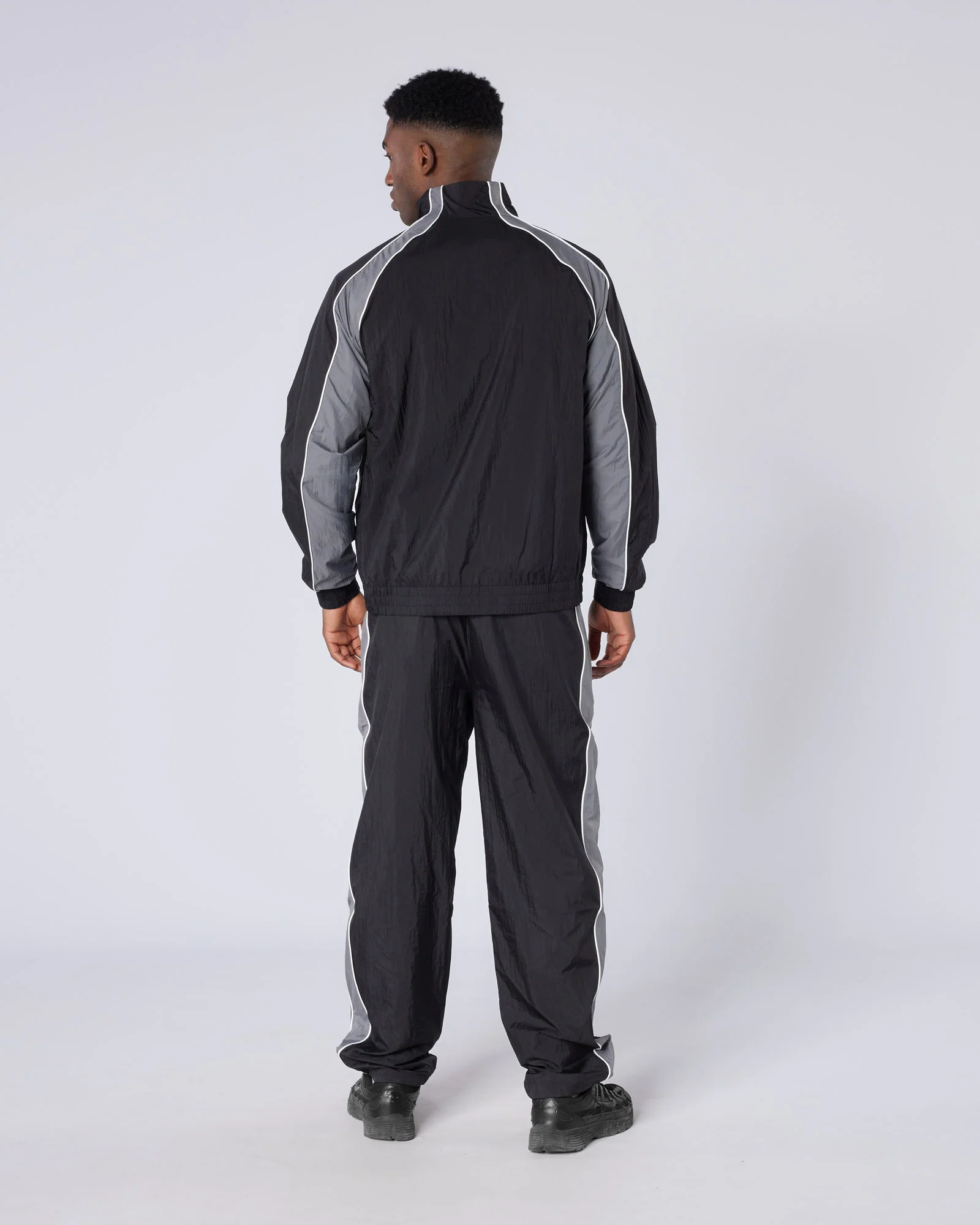 Homerun Track Pants Black Grey - Image 4