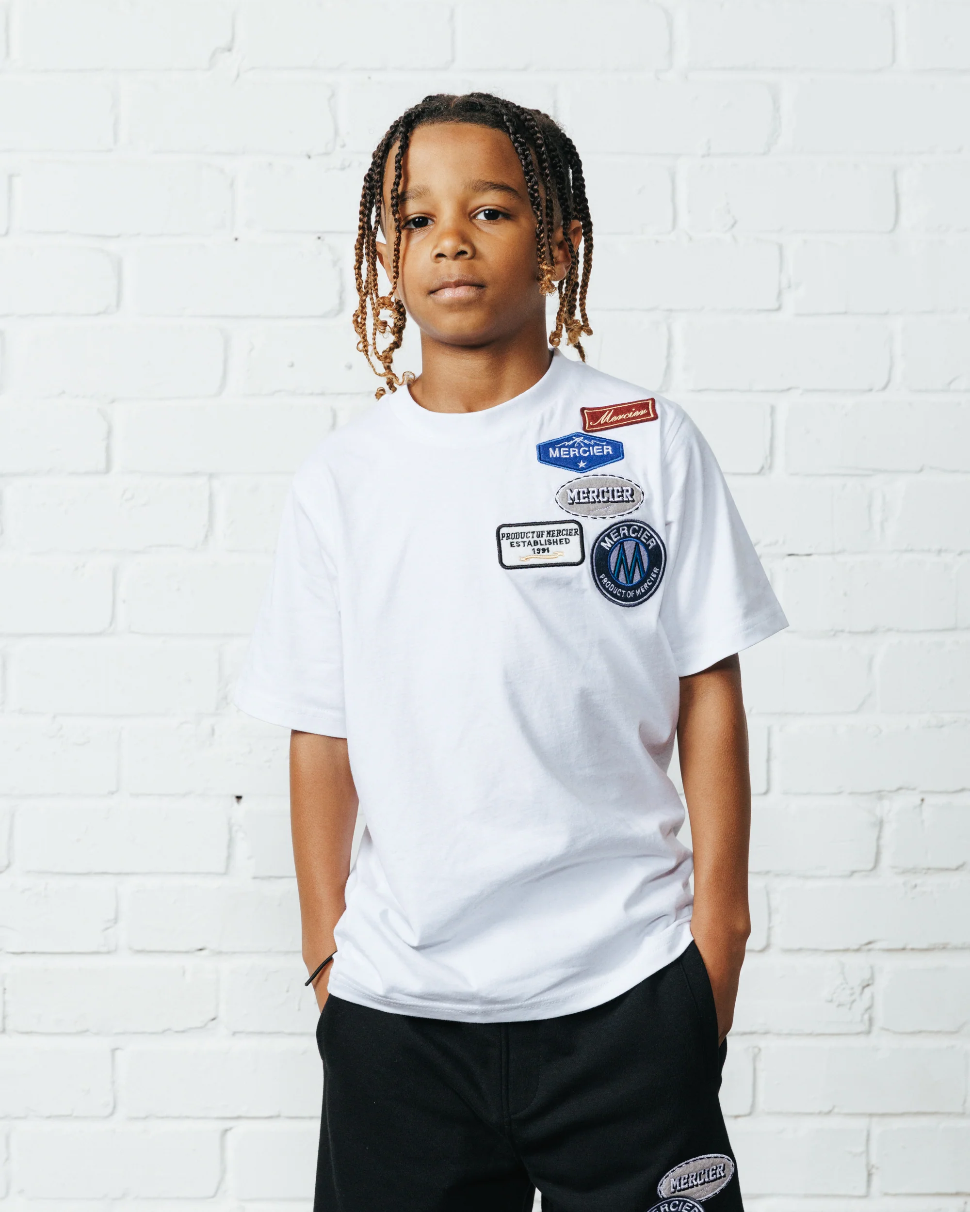 Junior OG Badge Tshirt White - Image 5