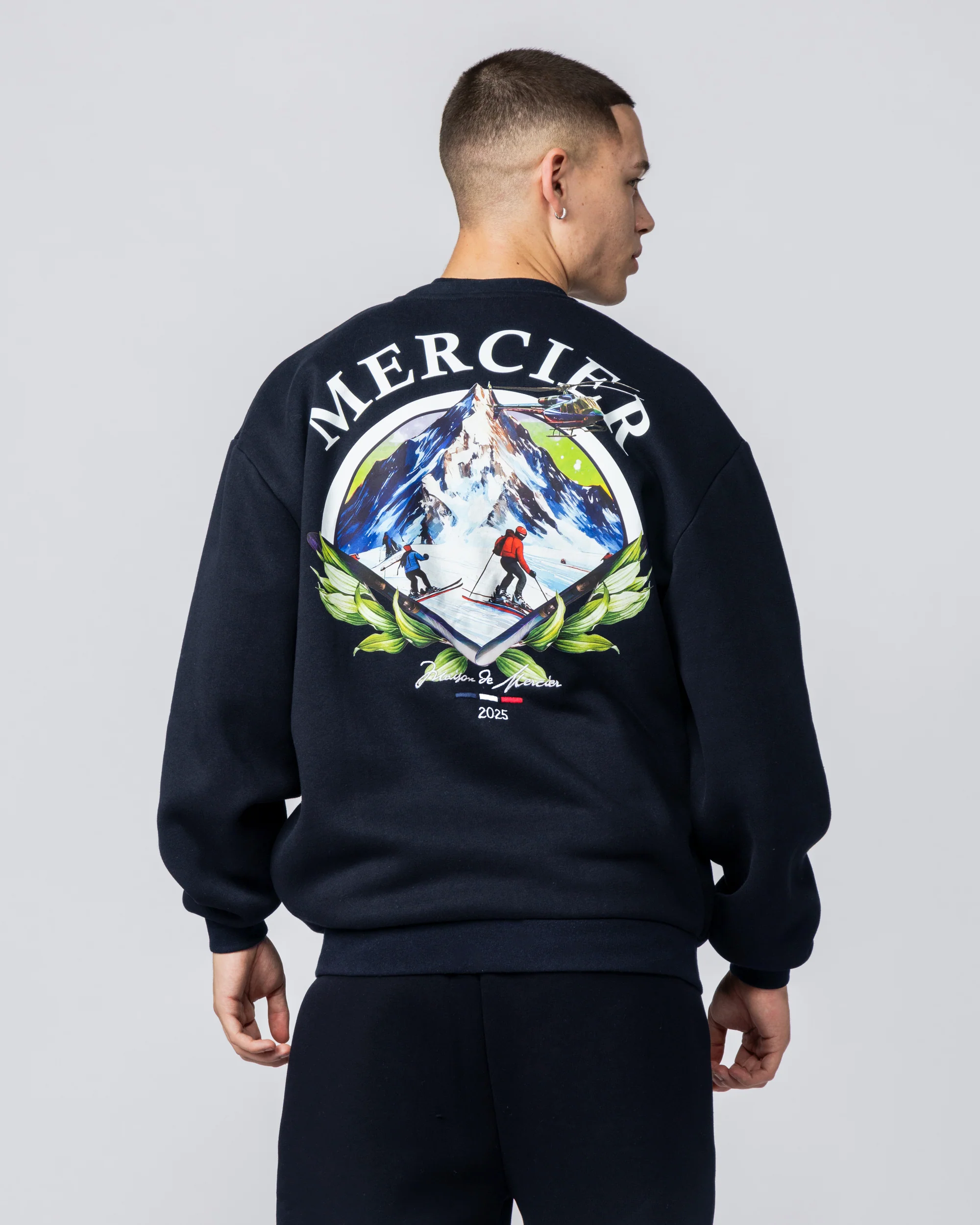 Mercski Crewneck Navy - Image 2