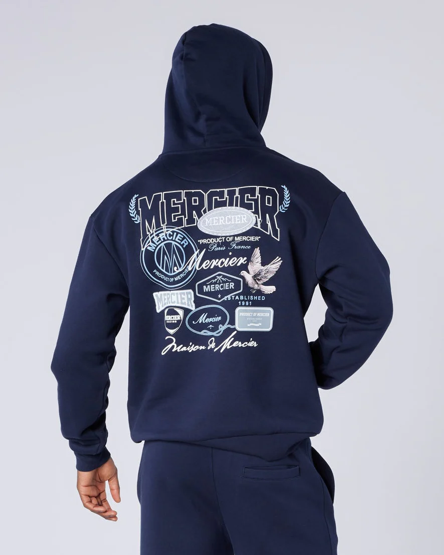 Multi Tour Hoodie Navy