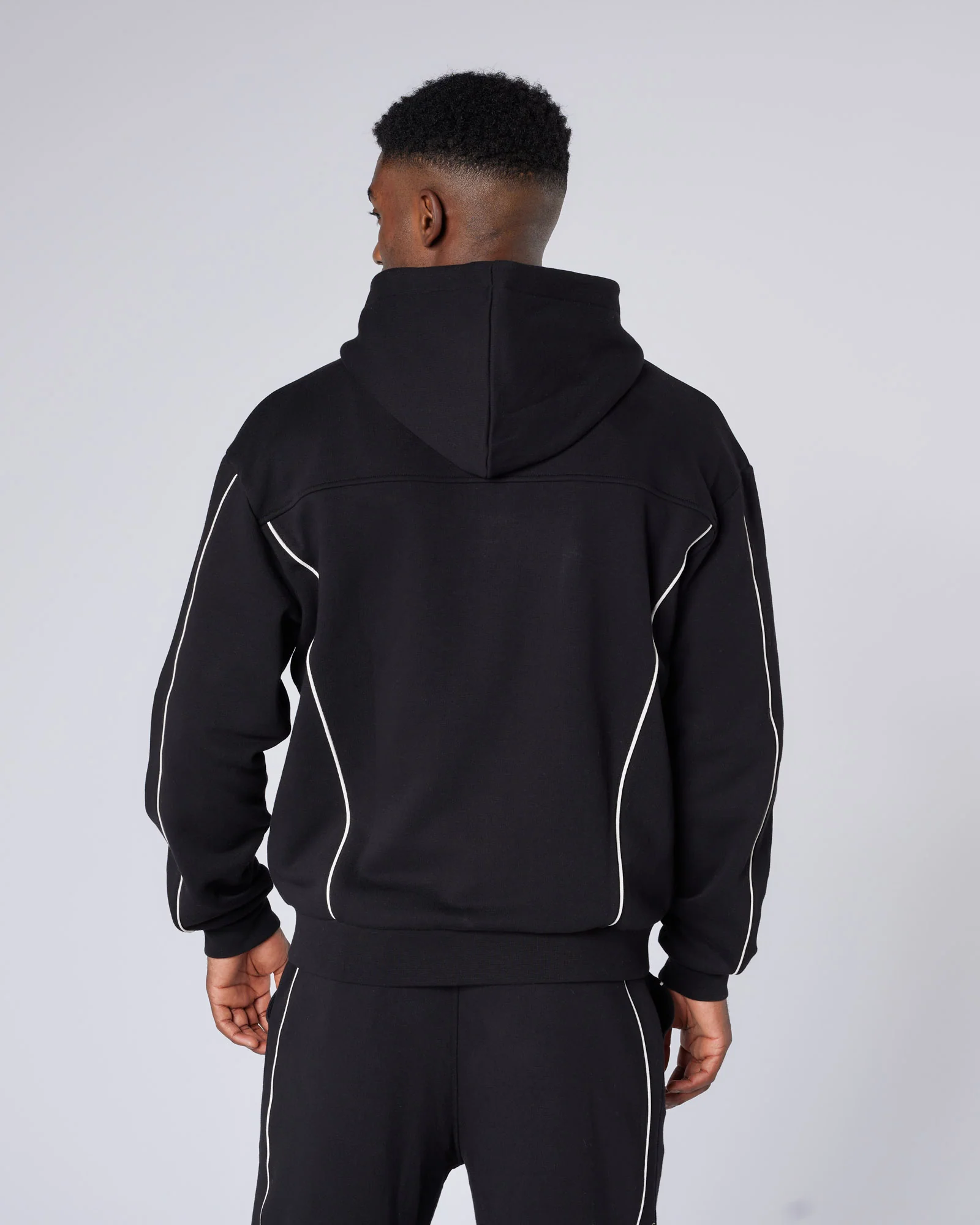 New Wave OG Badge Zip hoodie Black - Image 5