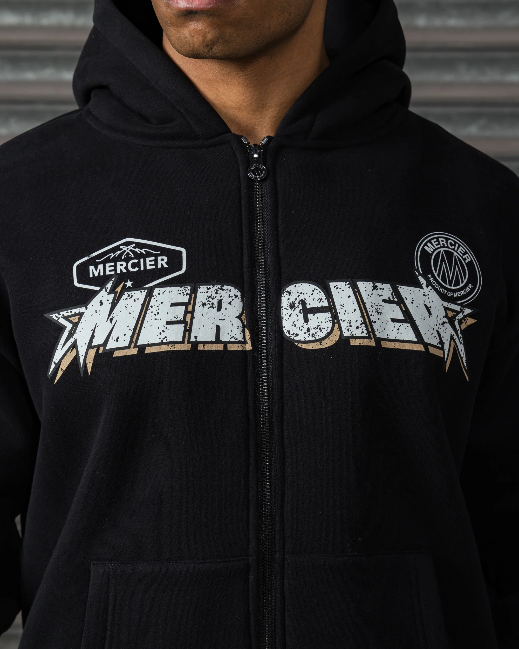 Stinger Zip up Hoodie Black - Image 8