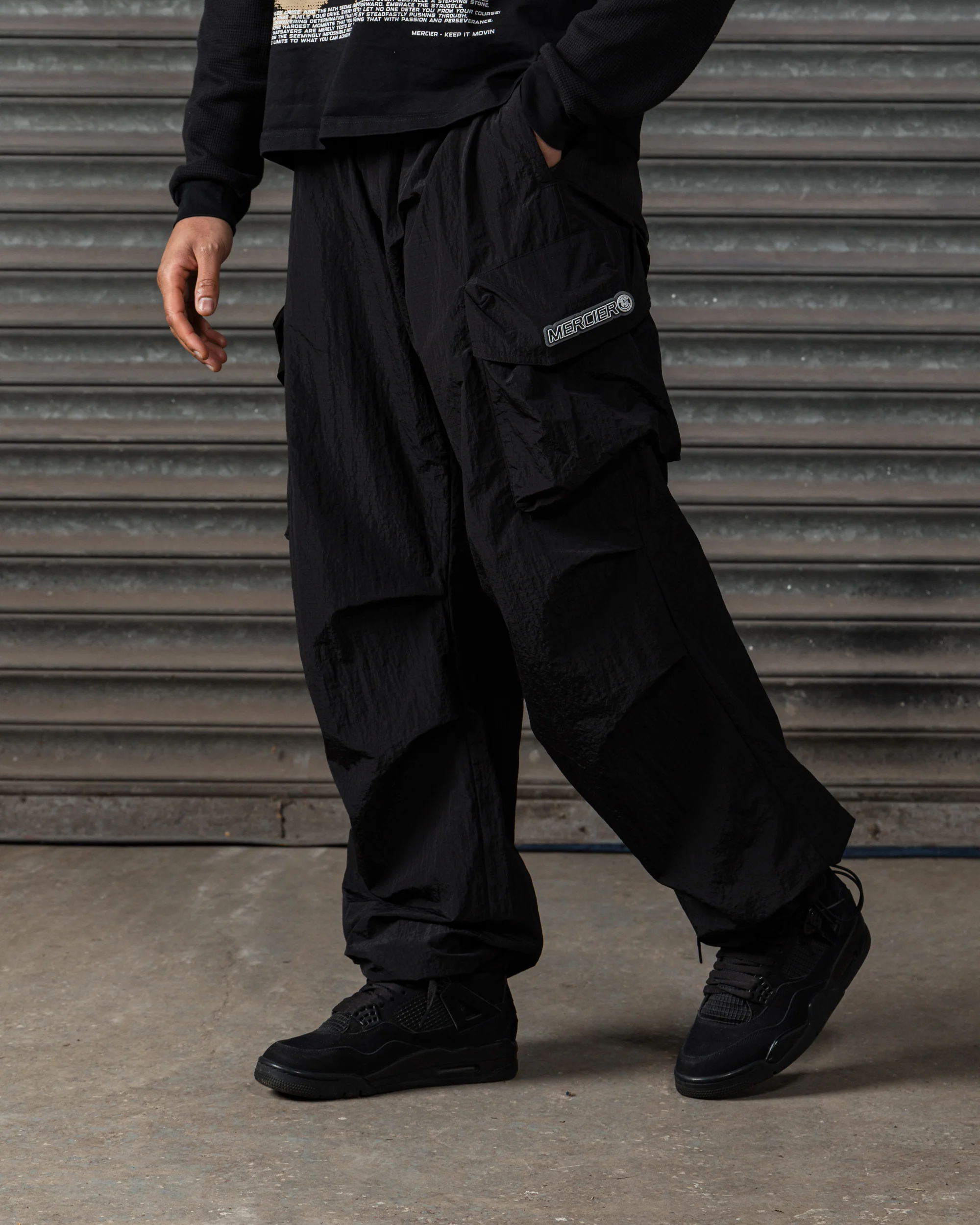 Tempo Ripstop Cargos Black - Image 7