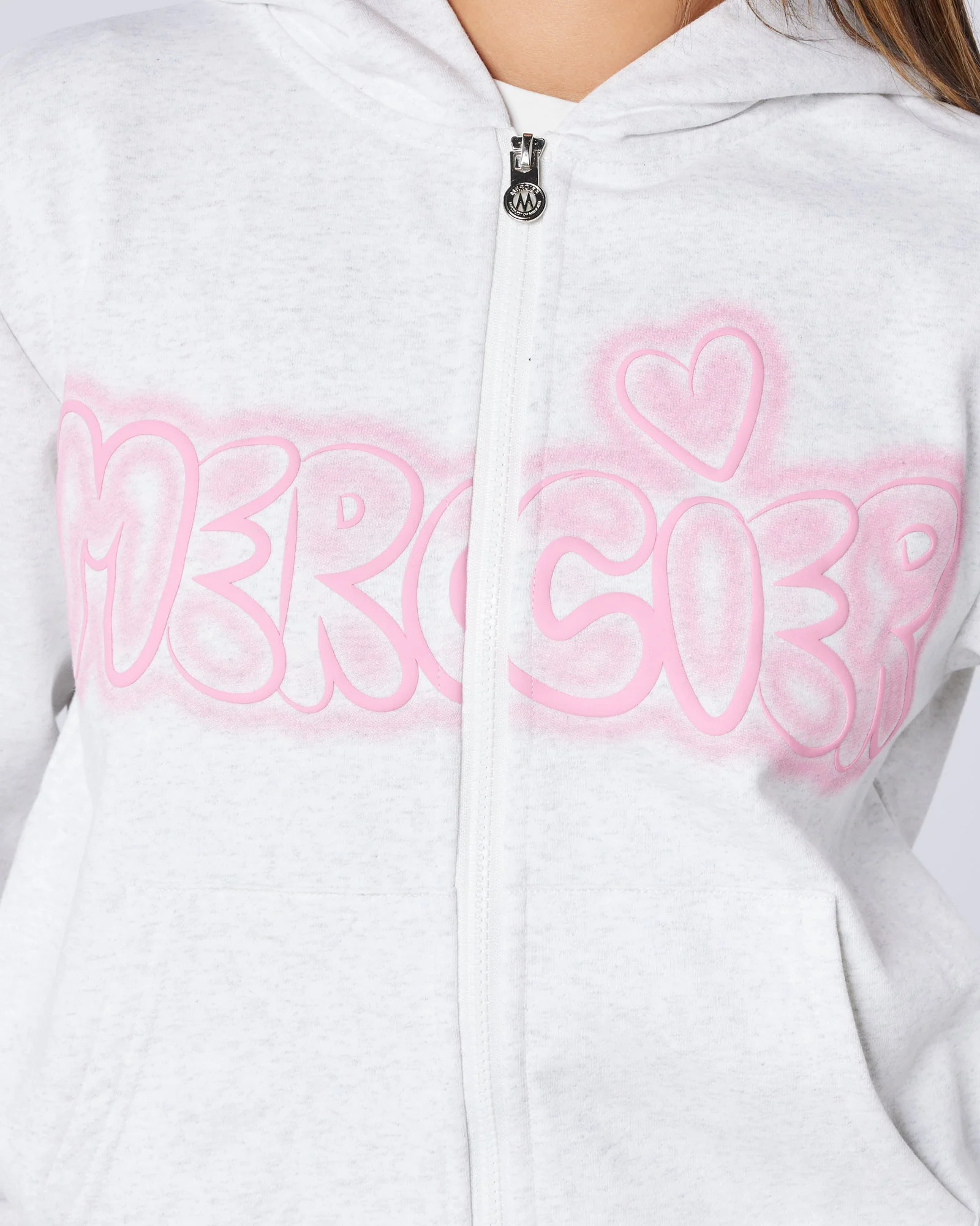 Womens Fantasy Hoodie Grey Marl - Image 4